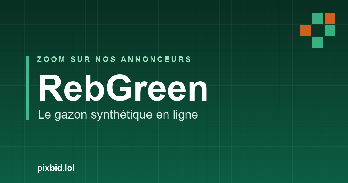 RebGreen : le gazon synthétique pour tous tes extérieurs